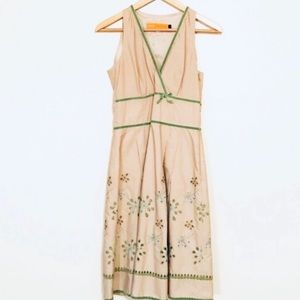 Cynthia Steffe Embroidered Floral Sleeveless Dress